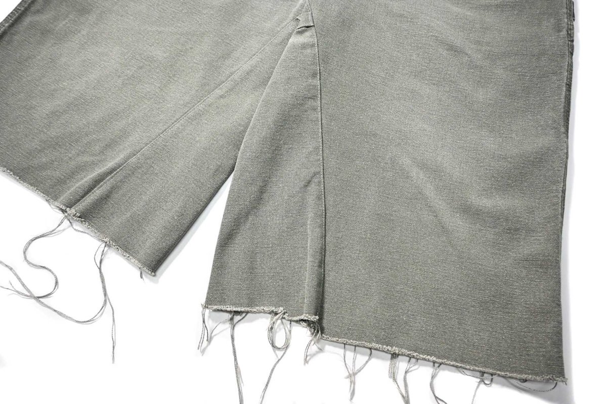 画像3: Used Carhartt Customized Duck Jorts Moss (3)