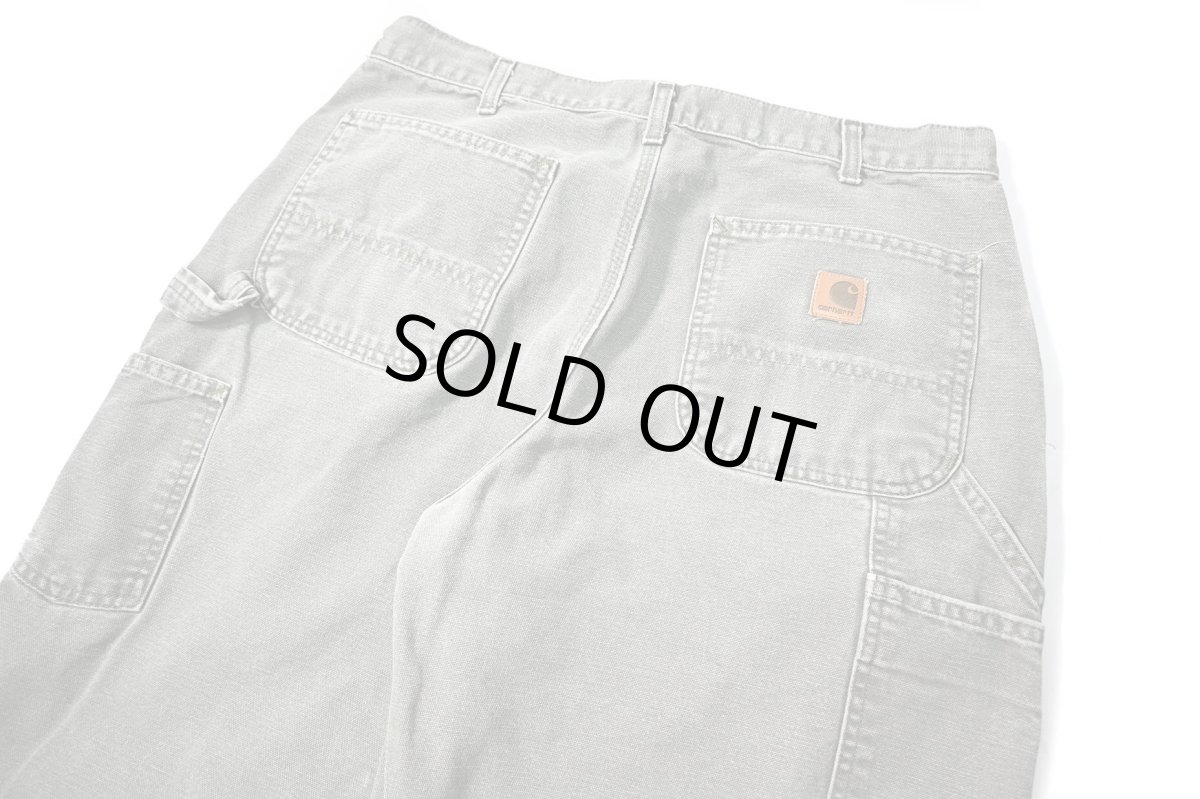 画像4: Used Carhartt Customized Duck Jorts Moss (4)