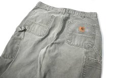 画像4: Used Carhartt Customized Duck Jorts Moss (4)