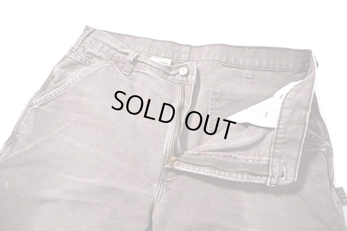 画像5: Used Carhartt Customized Duck Jorts Dark Brown (5)