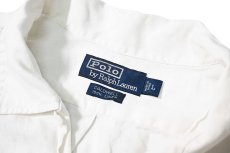 画像4: 90-00s Used Polo Ralph Lauren Linen Guayabera Shirt "Caldwell" (4)