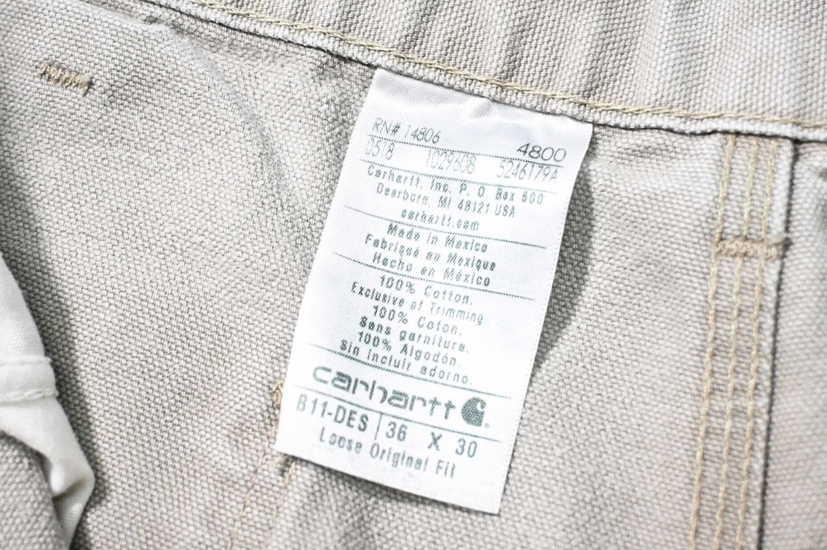 画像6: Used Carhartt Customized Duck Jorts Desert (6)