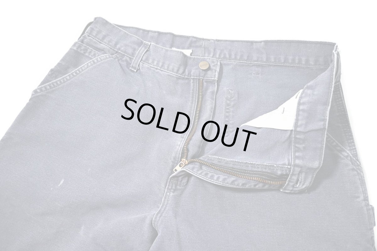 画像5: Used Carhartt Customized Duck Jorts Petrol Blue (5)