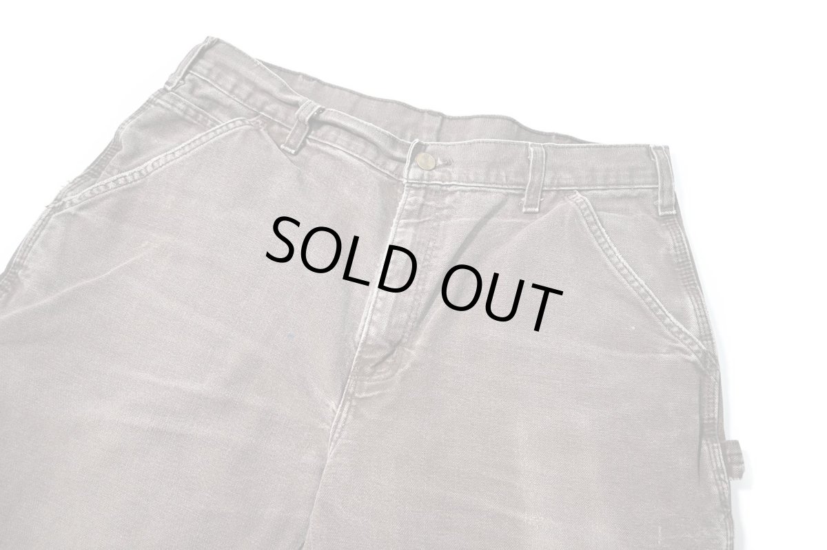 画像2: Used Carhartt Customized Duck Jorts Dark Brown (2)