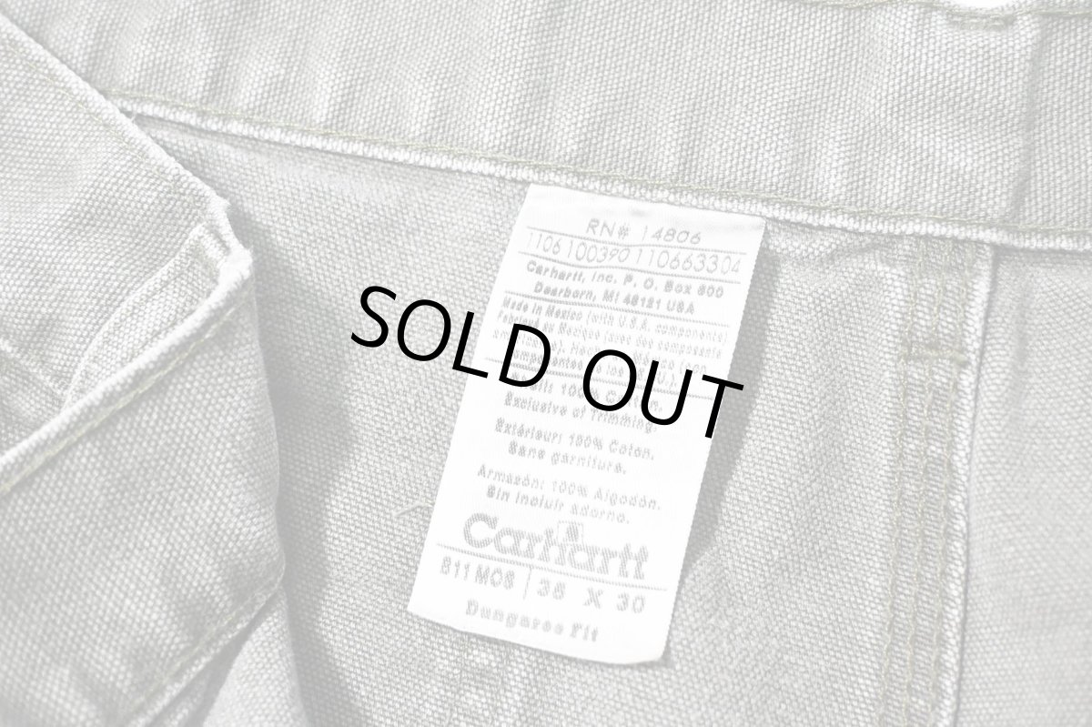 画像6: Used Carhartt Customized Duck Jorts Moss (6)