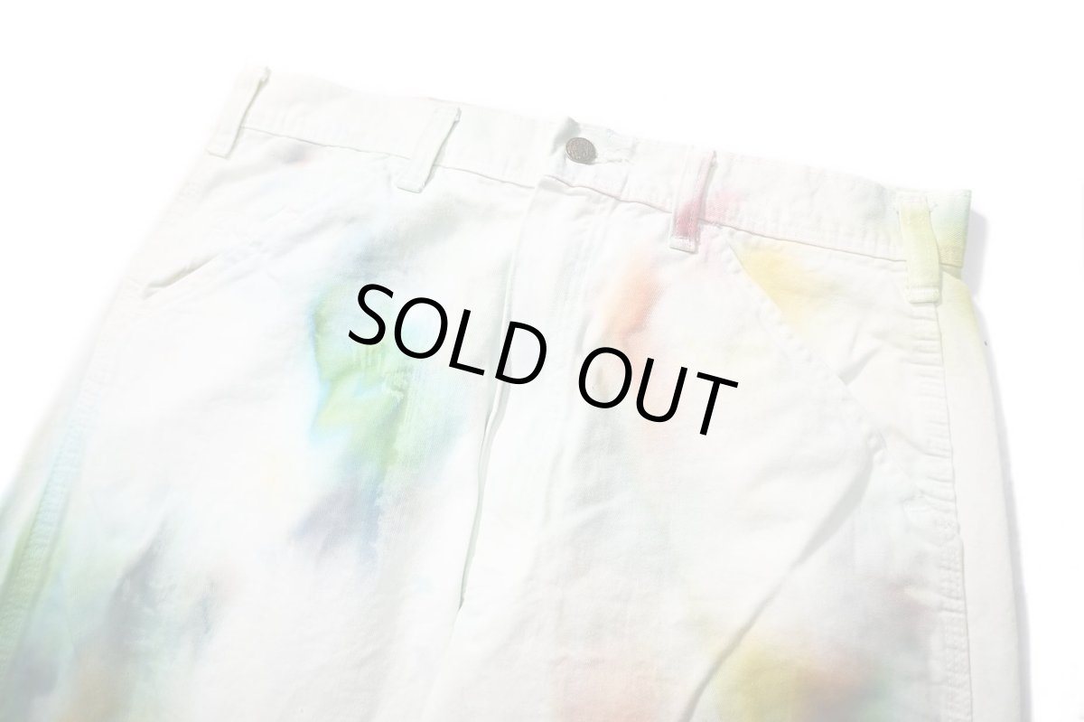 画像2: Used Stan Ray Brush Dyeing Painter Pants made in USA (2)