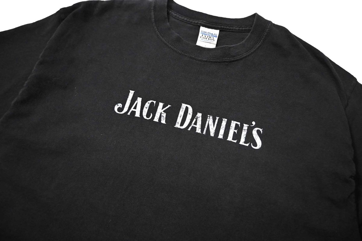 画像2: 00s Used Jack Daniel's Print Tee (2)