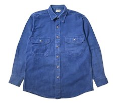 画像1: 90s Used Five Brother Heavy Flannel Shirt (1)