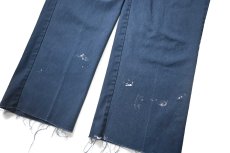 画像3: Used Dickies 874 Painted Work Pants Navy (3)