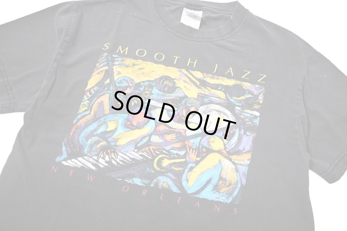 画像2: 00s Used Smooth Jazz New Orleans Print Tee (2)