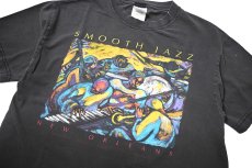 画像2: 00s Used Smooth Jazz New Orleans Print Tee (2)