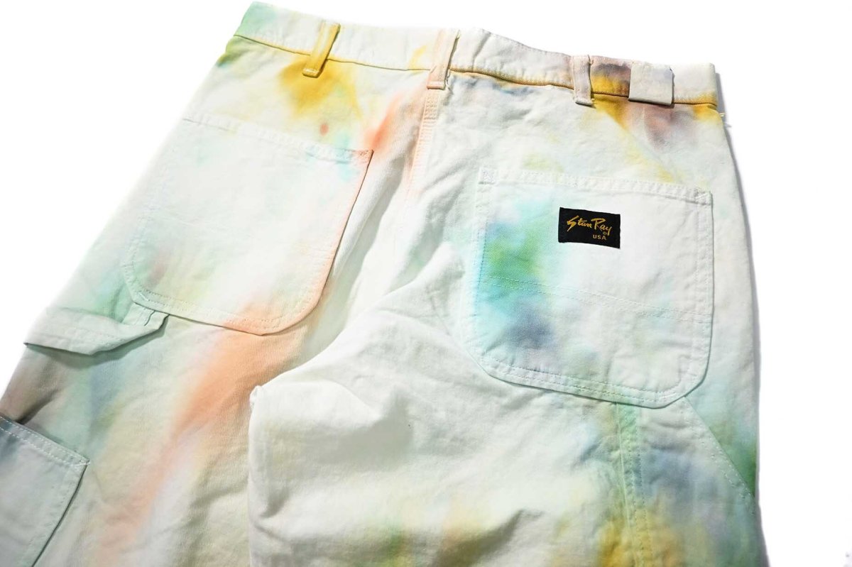 画像4: Used Stan Ray Brush Dyeing Painter Pants made in USA (4)
