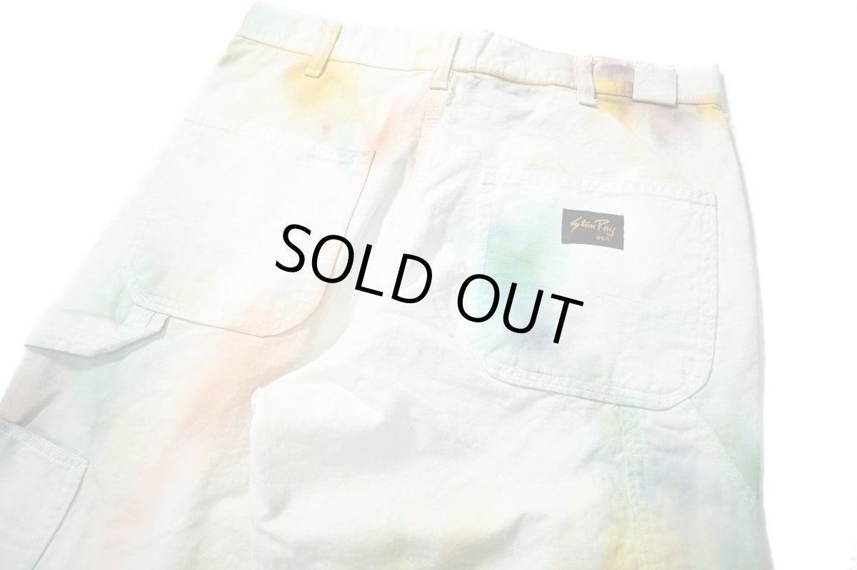 画像4: Used Stan Ray Brush Dyeing Painter Pants made in USA (4)