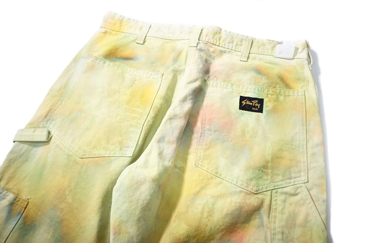 画像4: Used Stan Ray Brush Dyeing Painter Pants made in USA (4)