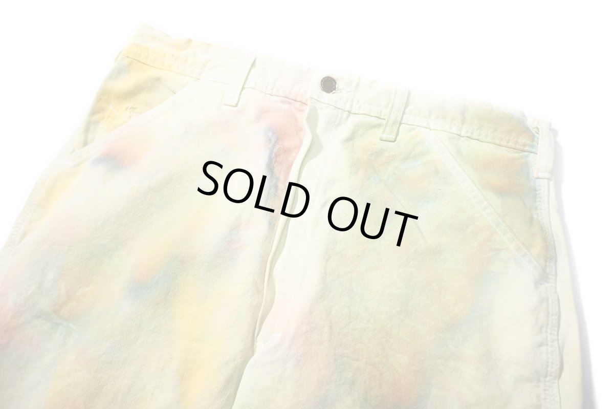 画像2: Used Stan Ray Brush Dyeing Painter Pants made in USA (2)
