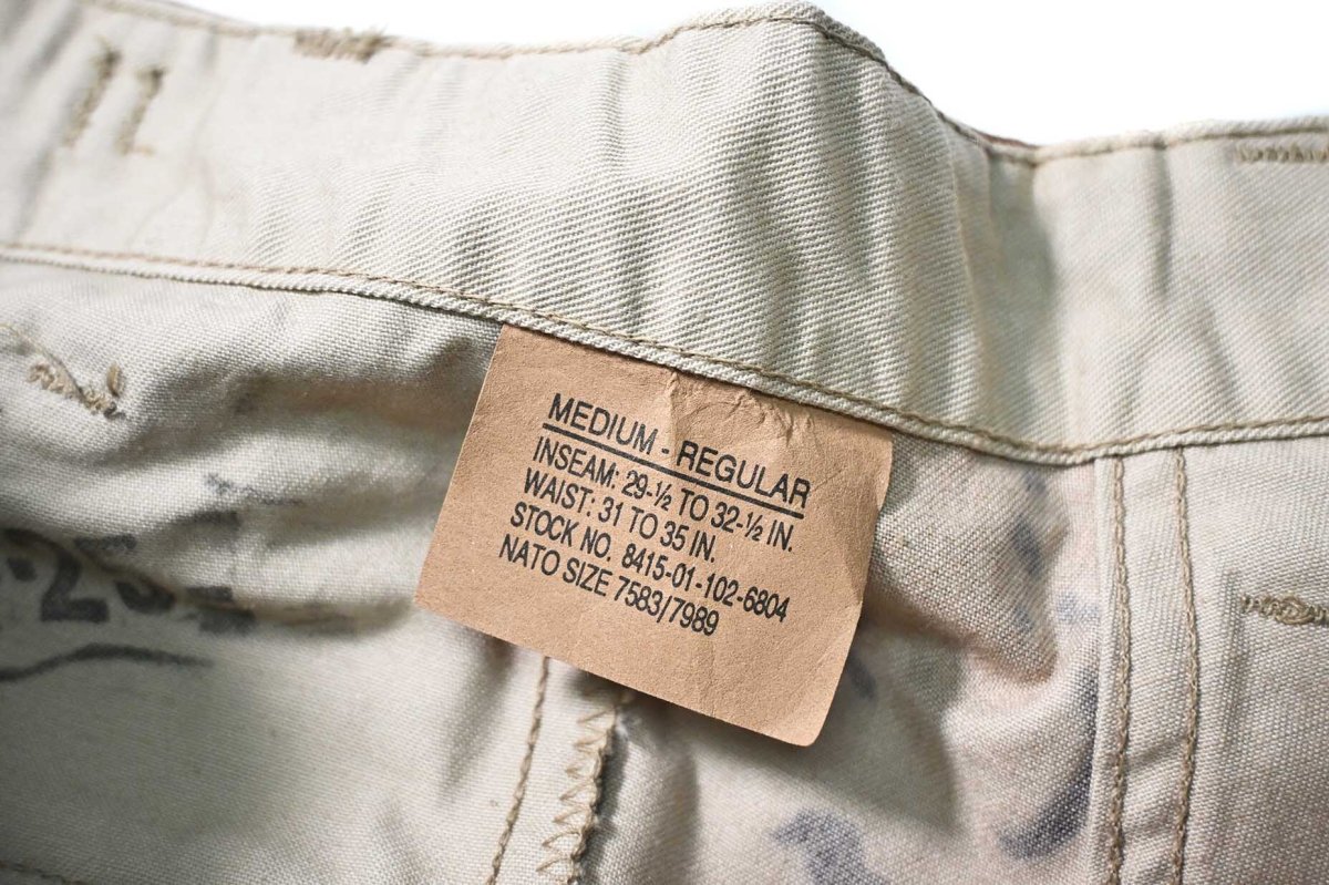 画像6: 90s Used Us Army 6C Desert Camo Cut Off Shorts チョコチップカモ (6)
