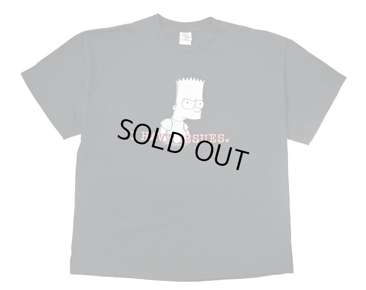 画像1: 00s Used The Simpsons Print Tee (1)