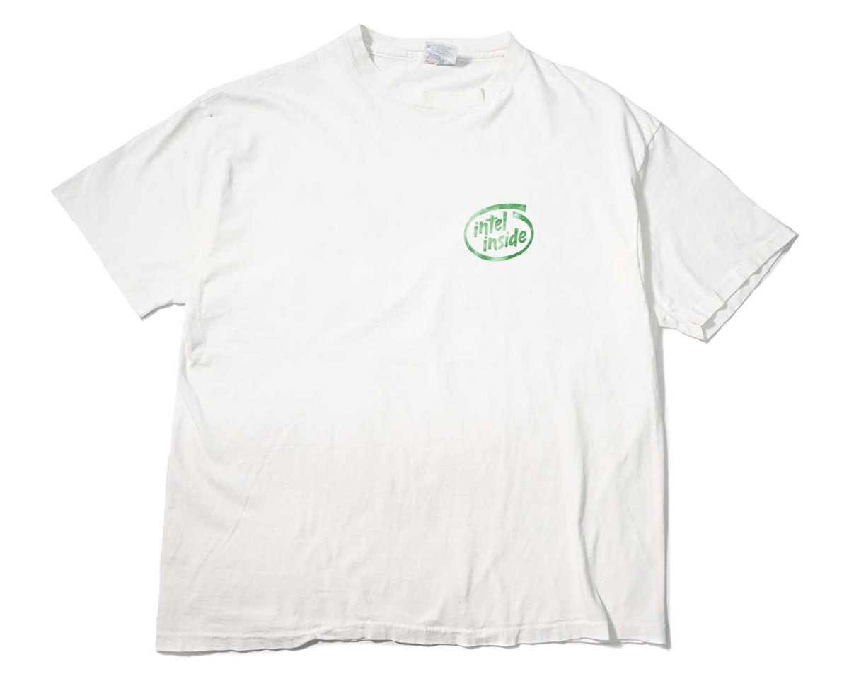 画像1: 90s Used Intel Print Tee made in USA (1)