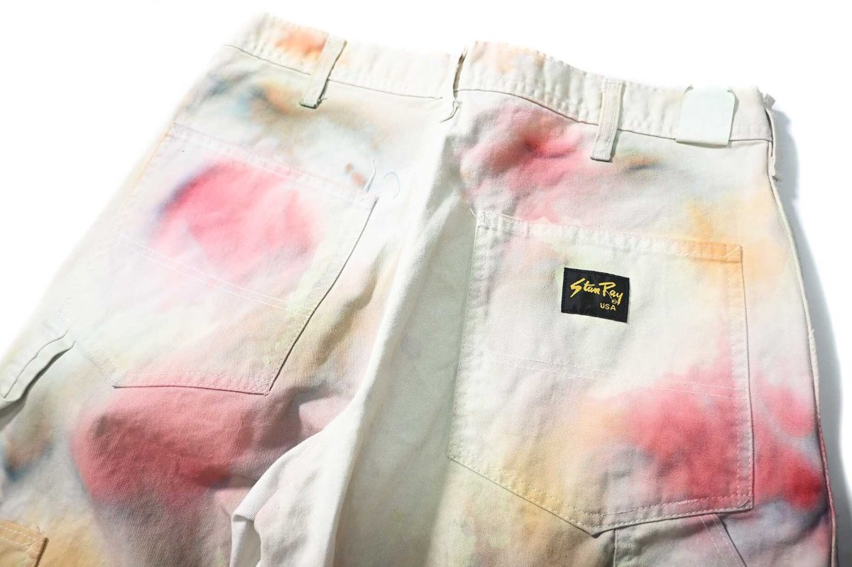 画像4: Used Stan Ray Brush Dyeing Painter Pants made in USA (4)