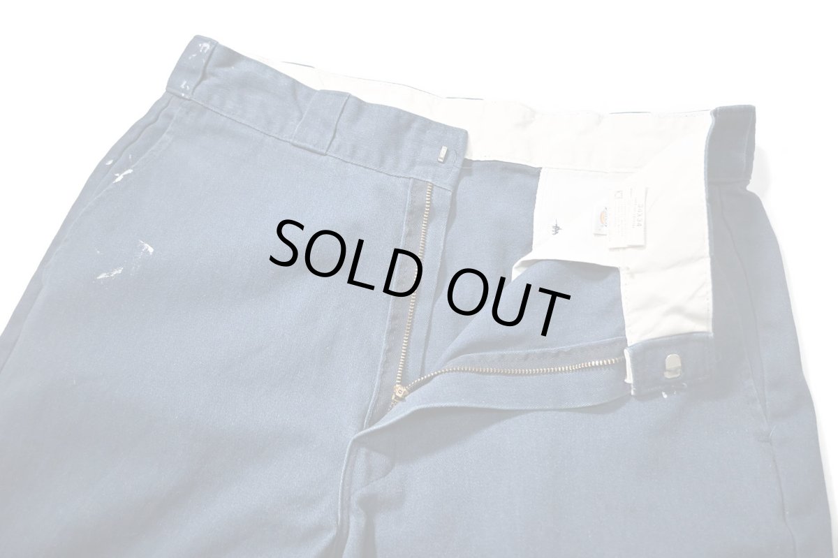 画像5: Used Dickies 874 Painted Work Pants Navy (5)