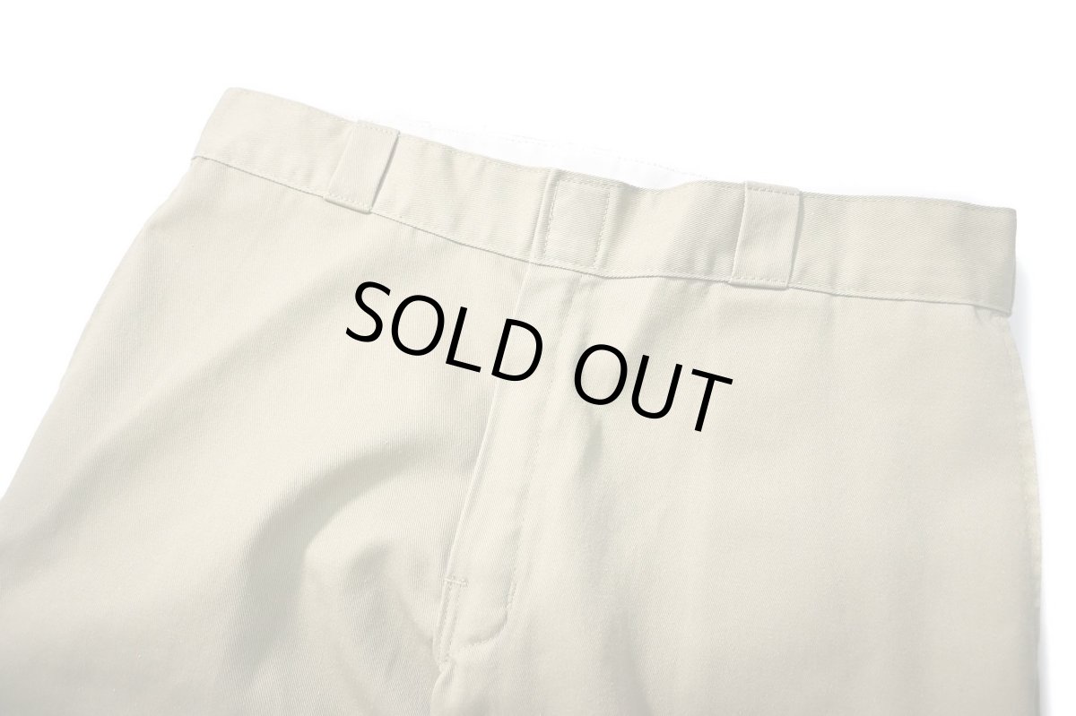 画像2: Used Dickies 85283 Double Knee Painted Work Pants Khaki (2)
