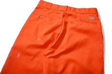 画像4: 90s Used Dickies 874 Painted Work Pants Orange likely made in USA (4)