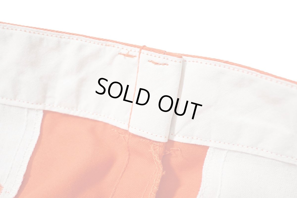 画像6: 90s Used Dickies 874 Painted Work Pants Orange likely made in USA (6)