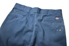 画像4: Used Dickies 874 Painted Work Pants Navy (4)