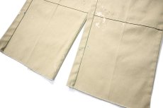 画像3: Used Dickies 85283 Double Knee Painted Work Pants Khaki (3)