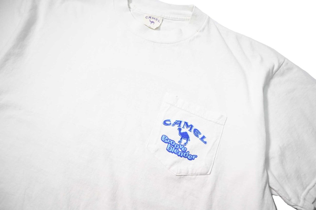 画像2: 90s Used Camel Print Pocket Tee (2)