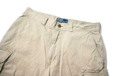 画像2: 90-00s Used Polo Ralph Lauren Cargo Shorts Khaki ラルフローレン (2)