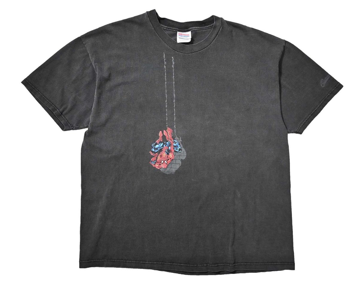 画像1: 90-00s Used Spider-Man Print Tee (1)