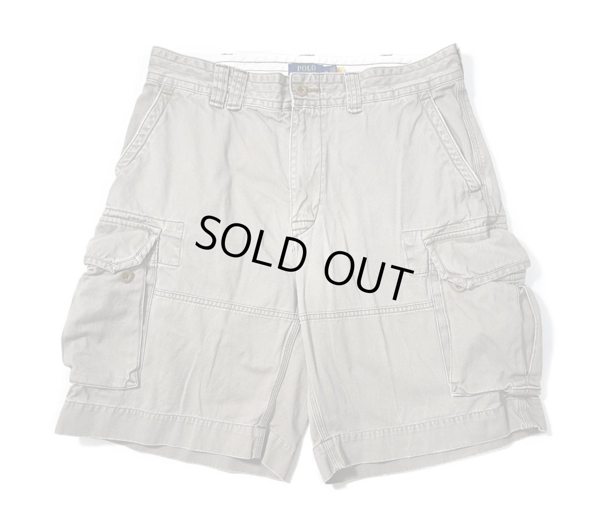 画像1: Used Polo Ralph Lauren Cargo Shorts Olive ラルフローレン (1)