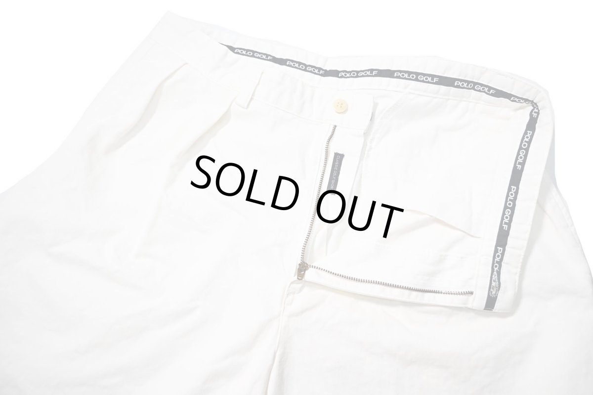 画像4: 90-00s Used Polo Golf Ralph Lauren Classic Golf Shorts White ラルフローレン (4)