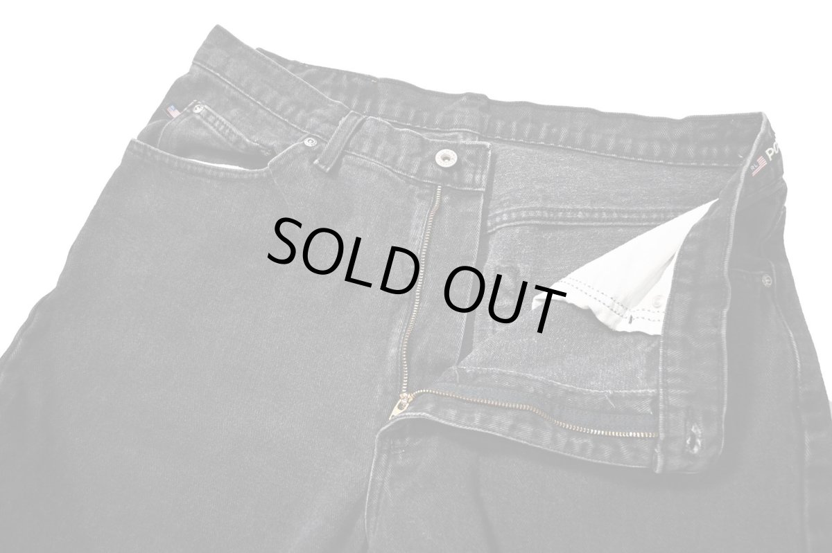 画像4: 90-00s Used Polo Jeans Co. Ralph Lauren Denim Pants Black ラルフローレン (4)
