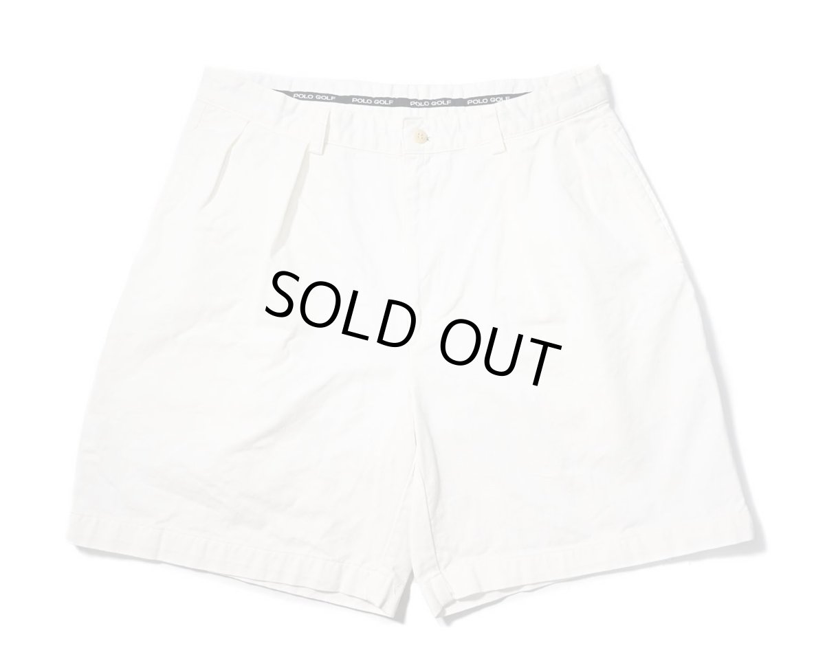 画像1: 90-00s Used Polo Golf Ralph Lauren Classic Golf Shorts White ラルフローレン (1)