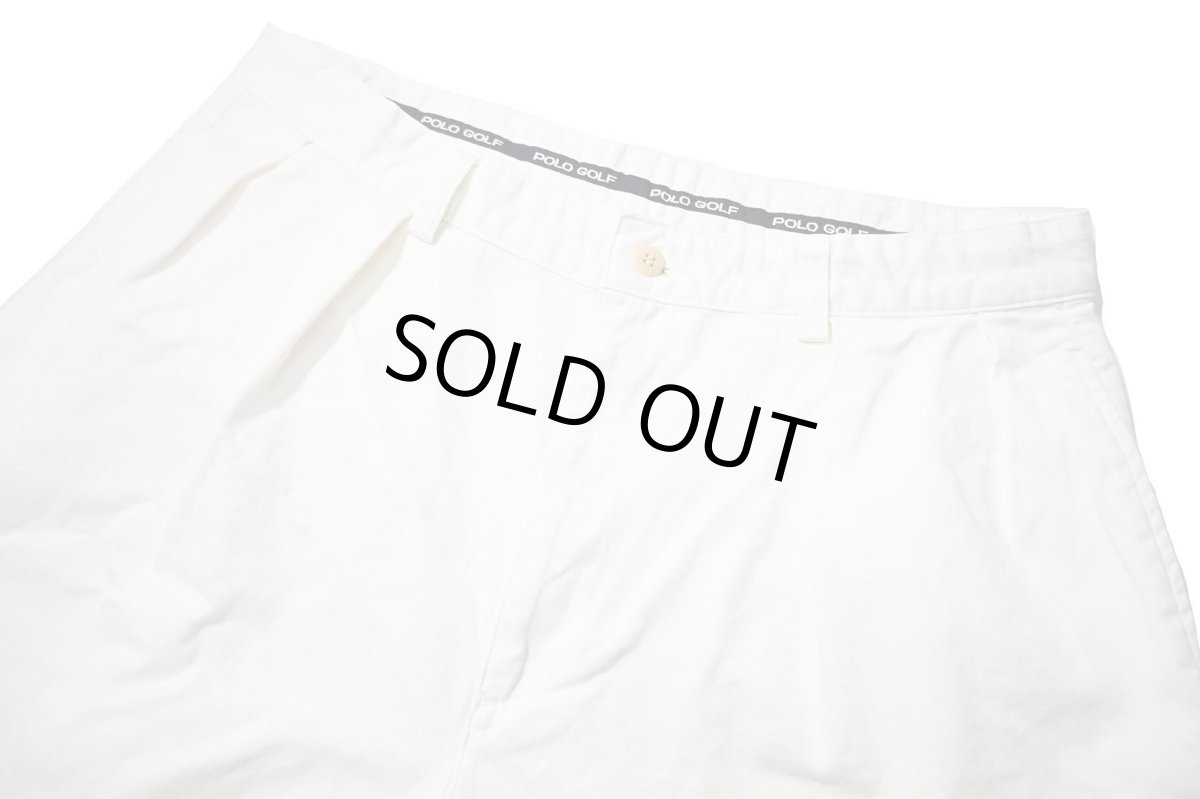 画像2: 90-00s Used Polo Golf Ralph Lauren Classic Golf Shorts White ラルフローレン (2)