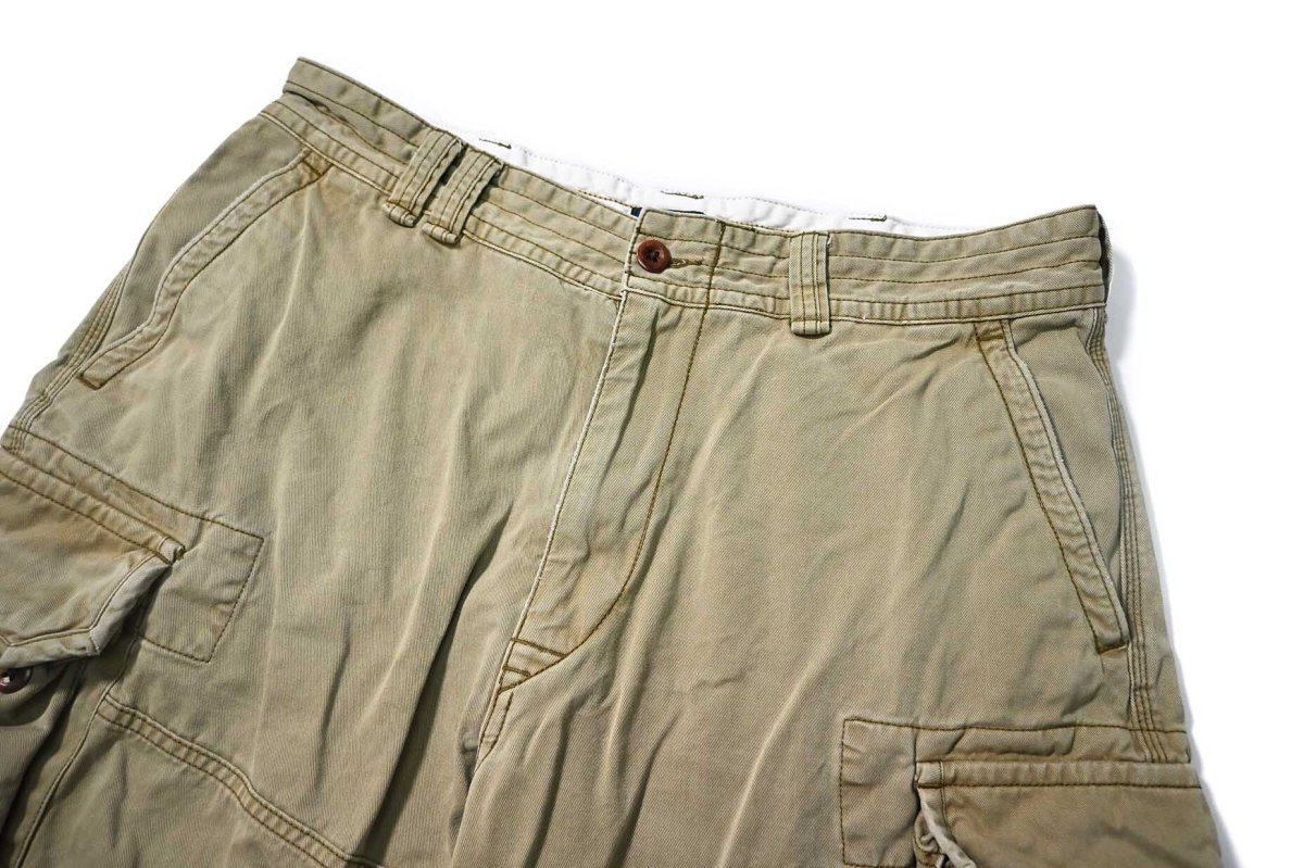画像2: Used Polo Ralph Lauren Cargo Shorts Khaki ラルフローレン (2)
