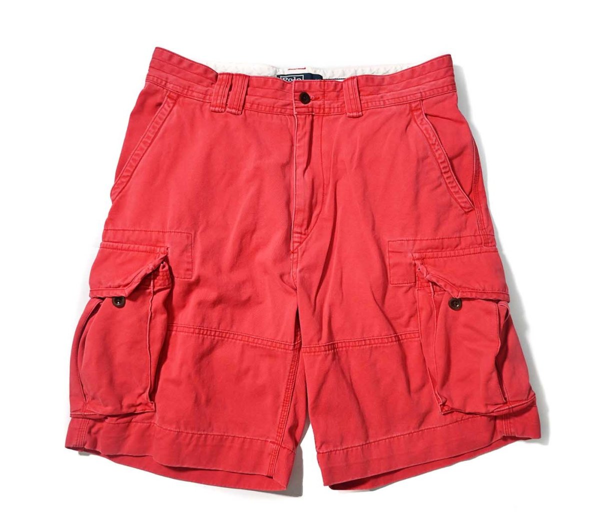画像1: 90-00s Used Polo Ralph Lauren Cargo Shorts Pink ラルフローレン (1)