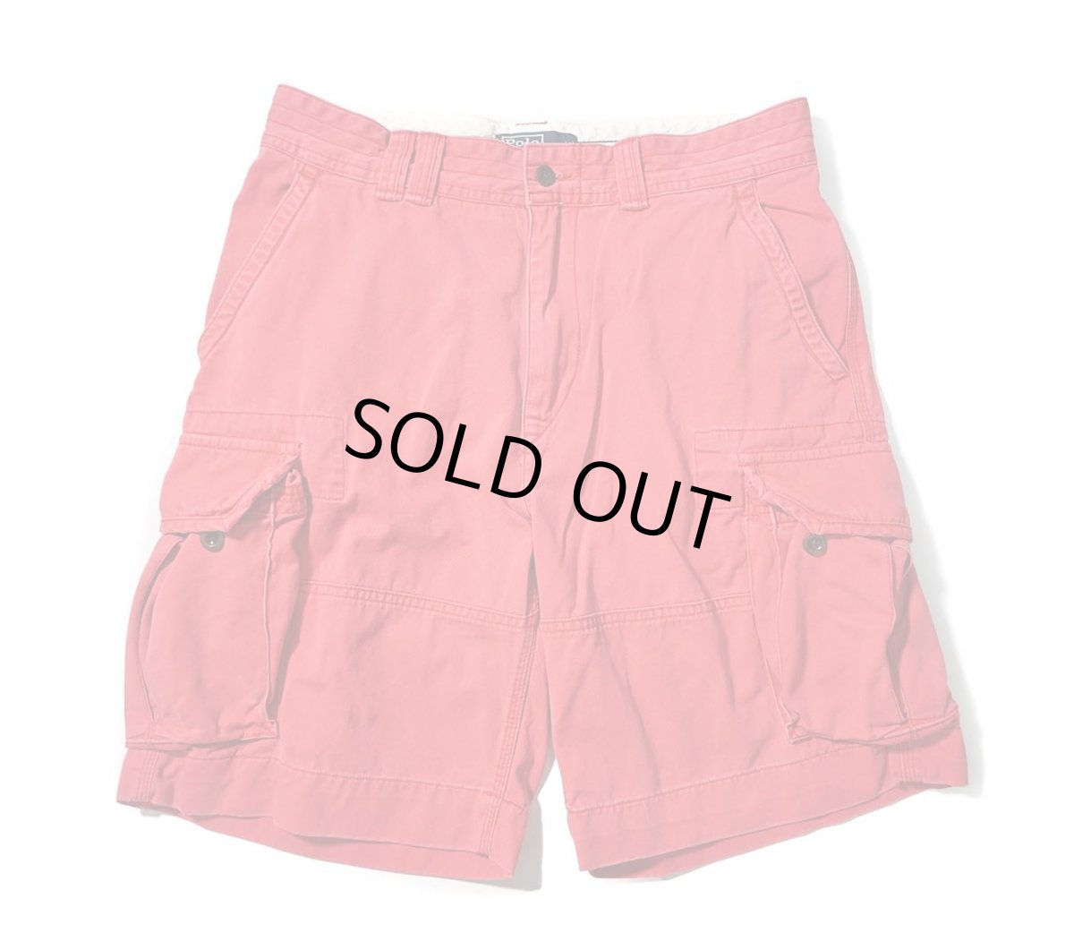 画像1: 90-00s Used Polo Ralph Lauren Cargo Shorts Pink ラルフローレン (1)