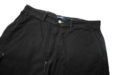 画像2: 90-00s Used Polo Ralph Lauren Cargo Shorts Black Over Dye ラルフローレン (2)