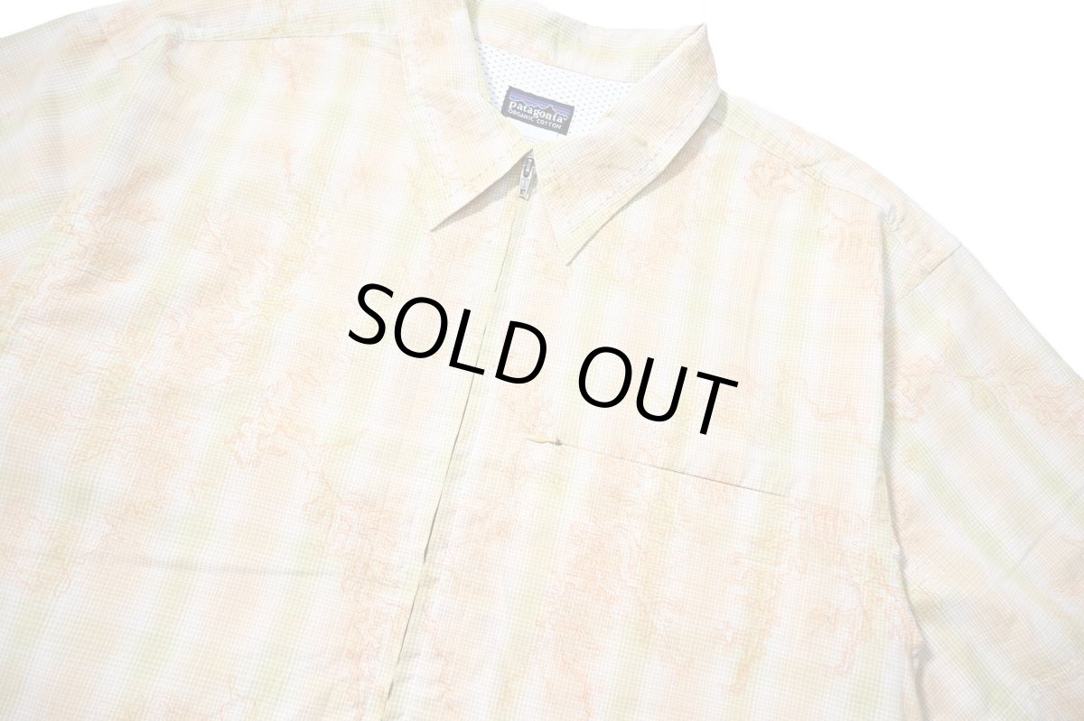 画像2: 07' Used patagonia Short-Sleeved Sideburn Shirt パタゴニア (2)