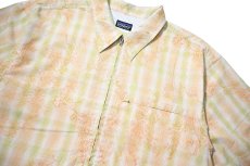 画像2: 07' Used patagonia Short-Sleeved Sideburn Shirt パタゴニア (2)