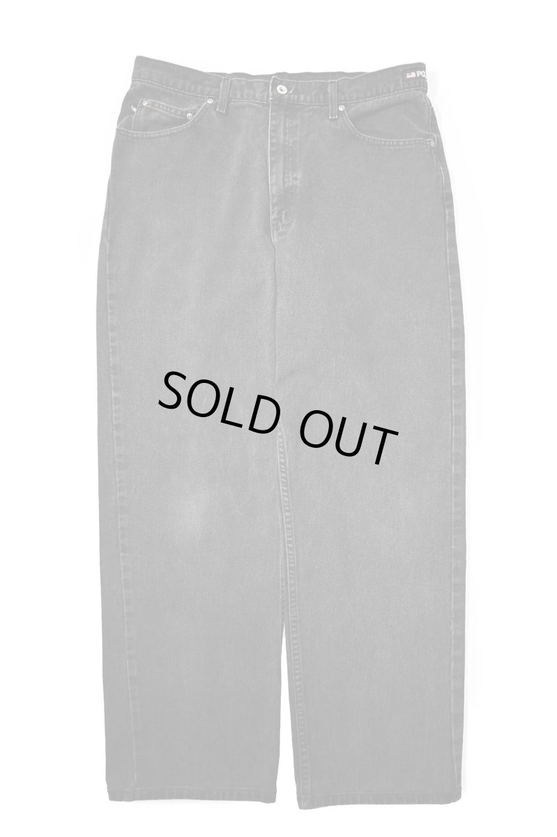画像1: 90-00s Used Polo Jeans Co. Ralph Lauren Denim Pants Black ラルフローレン (1)