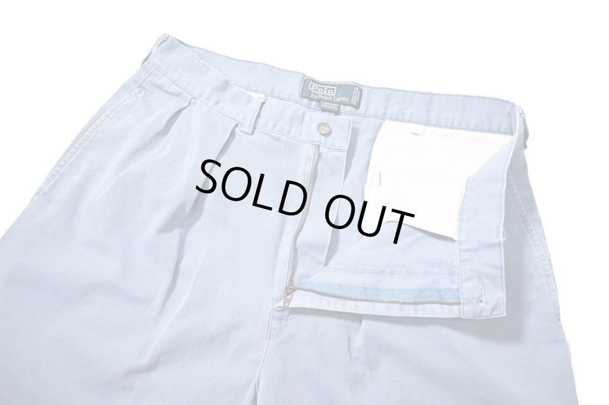 画像4: 90-00s Used Polo Ralph Lauren Tyler Shorts Sax (4)
