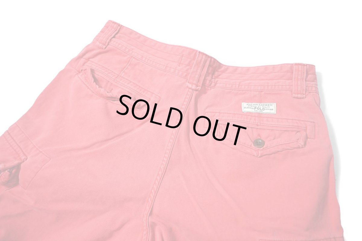 画像3: 90-00s Used Polo Ralph Lauren Cargo Shorts Pink ラルフローレン (3)