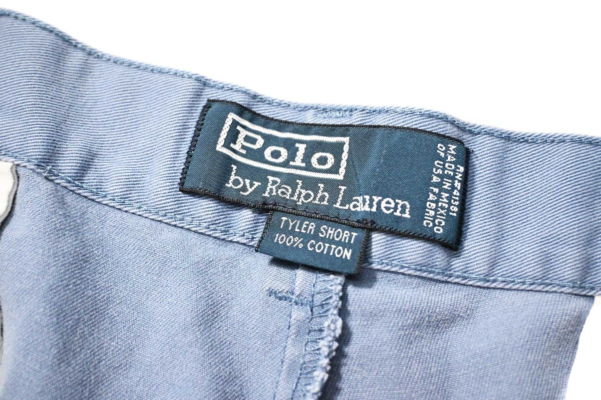 画像5: 90-00s Used Polo Ralph Lauren Tyler Shorts Sax (5)