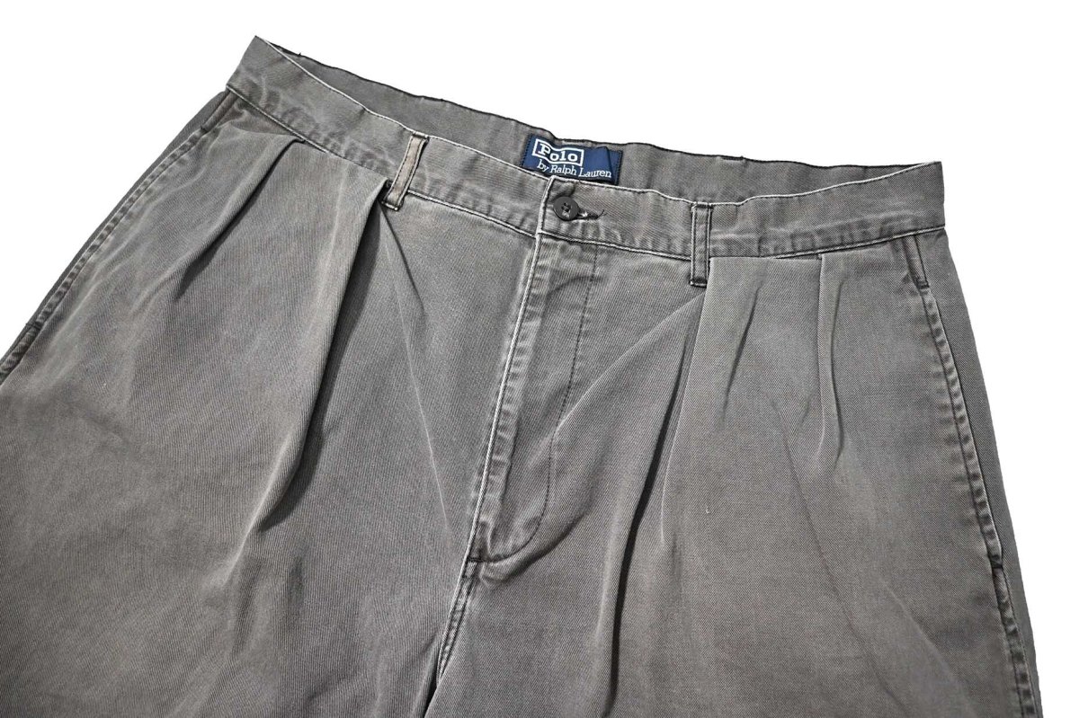 画像2: 90-00s Used Polo Ralph Lauren Shorts Charcoal (2)