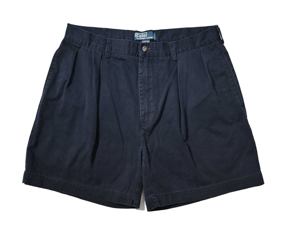 画像1: 90-00s Used Polo Ralph Lauren Andrew Shorts Navy (1)