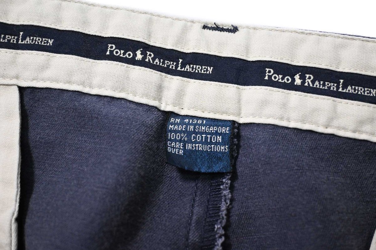 画像6: 90-00s Used Polo Ralph Lauren Andrew Shorts Navy (6)